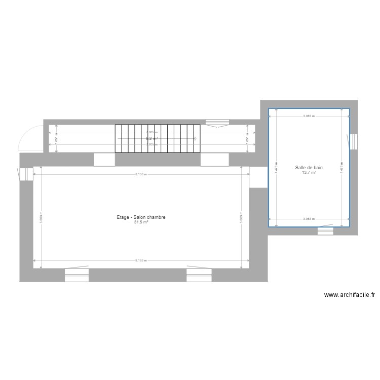 Plan maison V3 RdC. Plan de 0 pièce et 0 m2