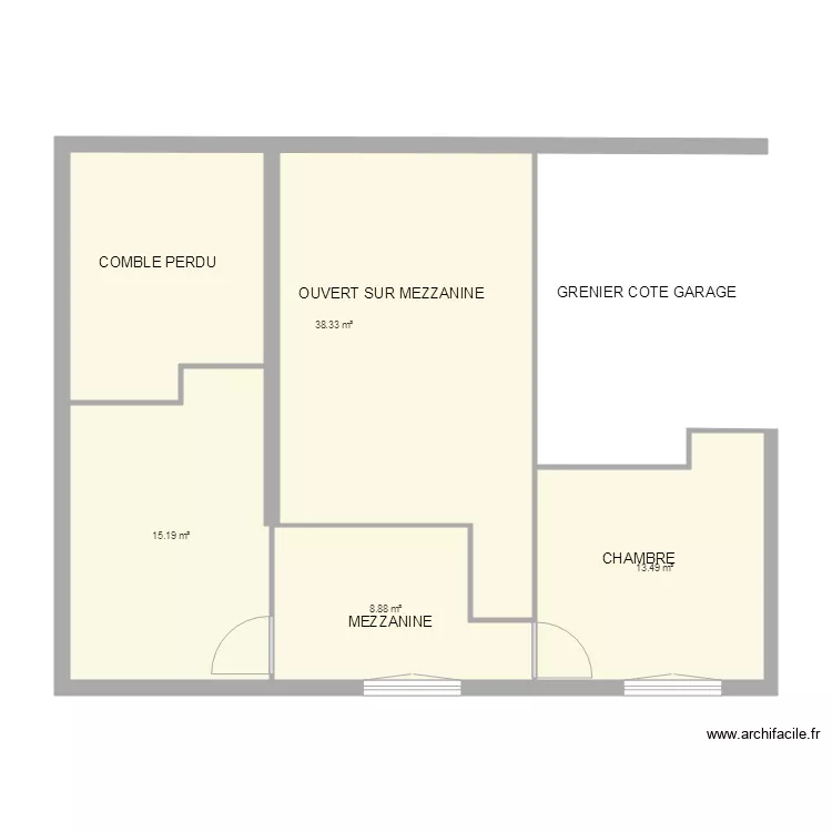 PLAN LOCAL PISCINE ETAGE 1. Plan de 