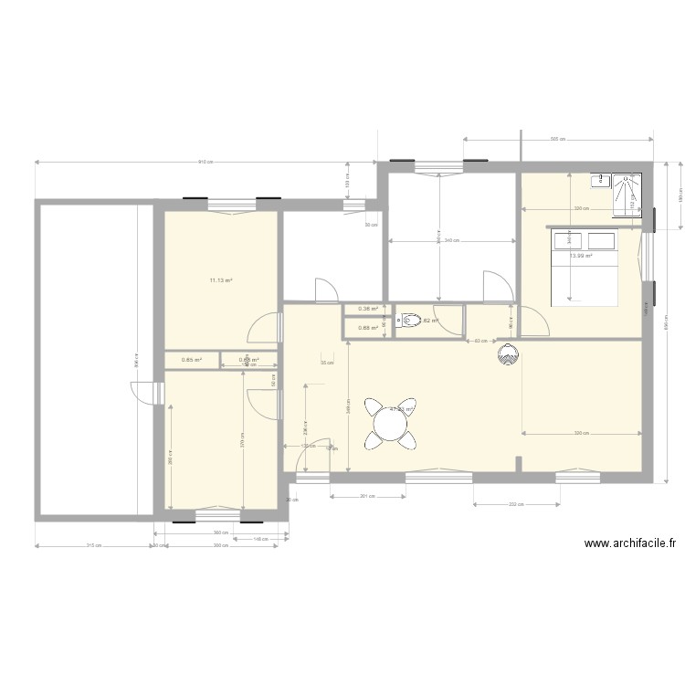 plan SP3C 0111. Plan de 0 pièce et 0 m2