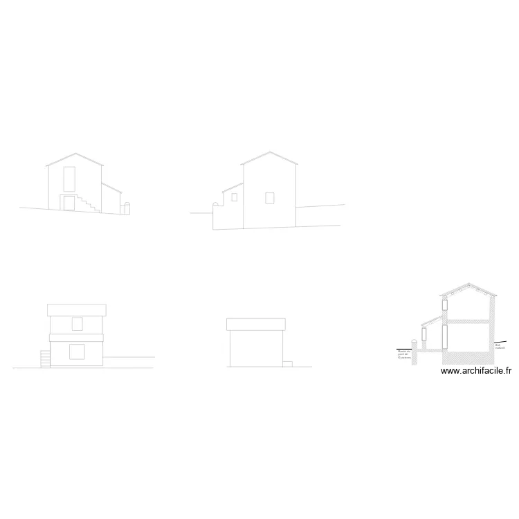 PIPE les facades Projet. Plan de 