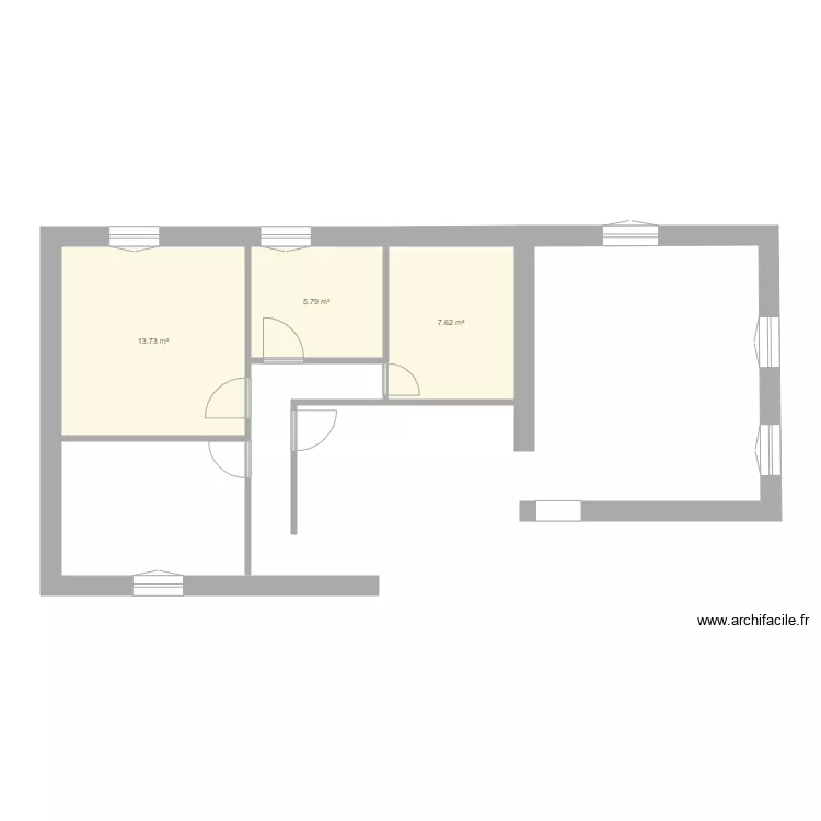 Croix blanche 1. Plan de 