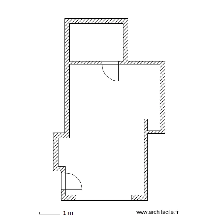 LE DOUSSAL - MUTTERSHOLTZ. Plan de 