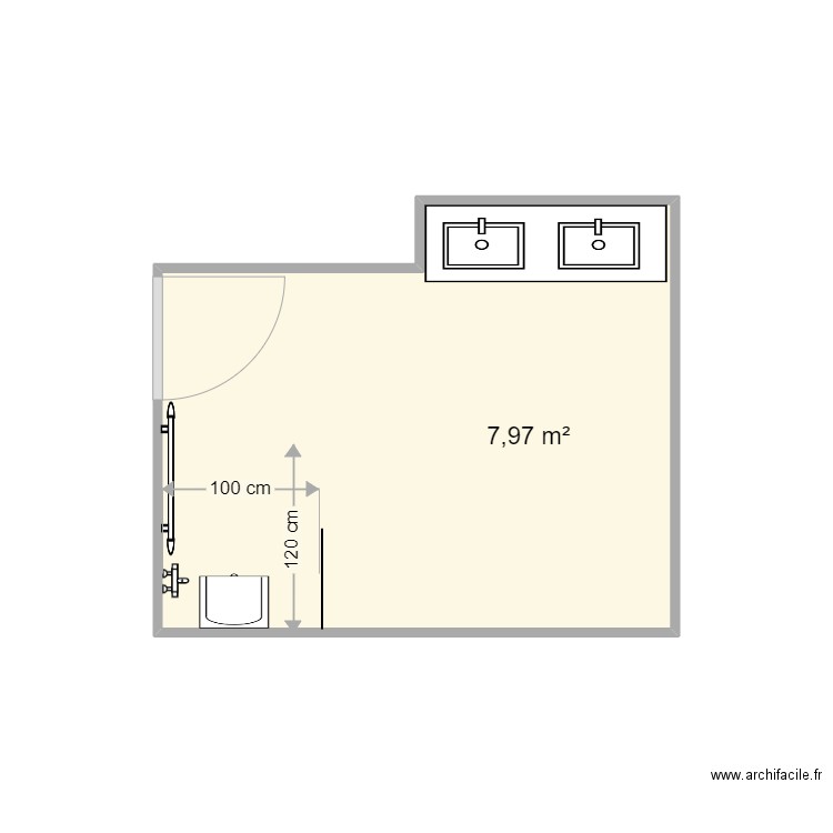 Erard SDB projet 1. Plan de 0 pièce et 0 m2