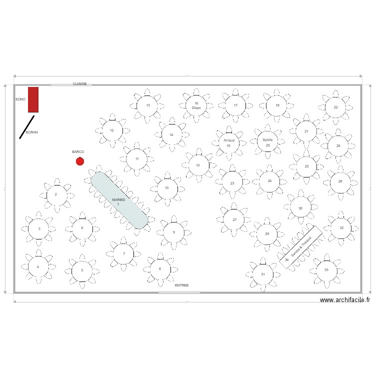 PLAN DE LA TENTE v10. Plan de 0 pièce et 0 m2