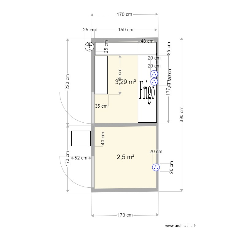 CHAMBRES ENFANTS . Plan de 0 pièce et 0 m2