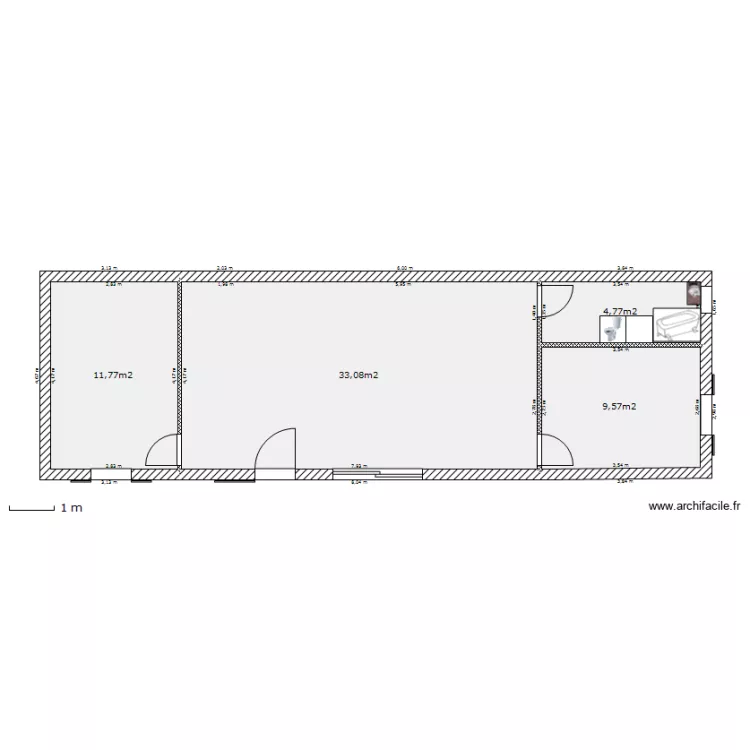 maison Mickael. Plan de 