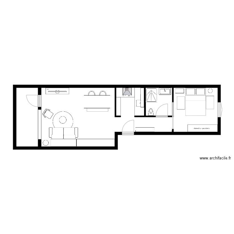 projet 1 motagne chic. Plan de 0 pièce et 0 m2