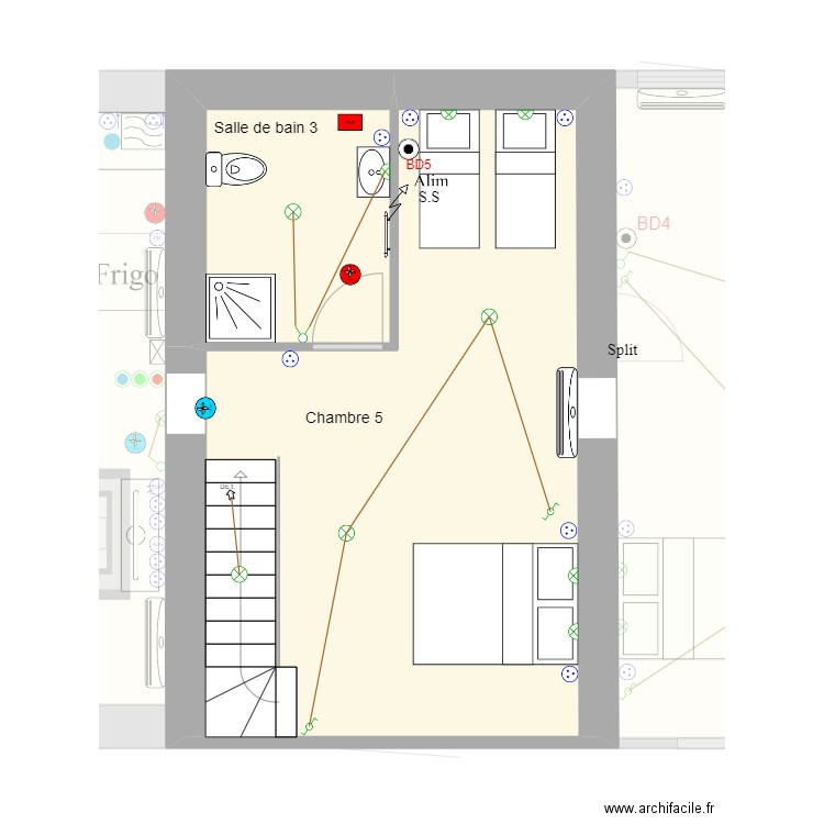 Lefevre Sandrine. Plan de 25 pièces et 379 m2