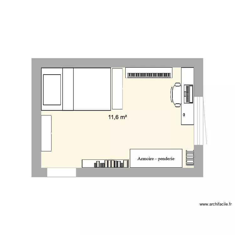 Nouvelle Chambre Clara. Plan de Nouvelle Chambre Clara. Plan de