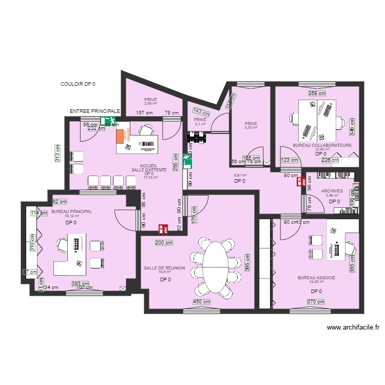 NOTAIRE EMILIE JOURDAN APRES TRAVAUX. Plan de 0 pièce et 0 m2