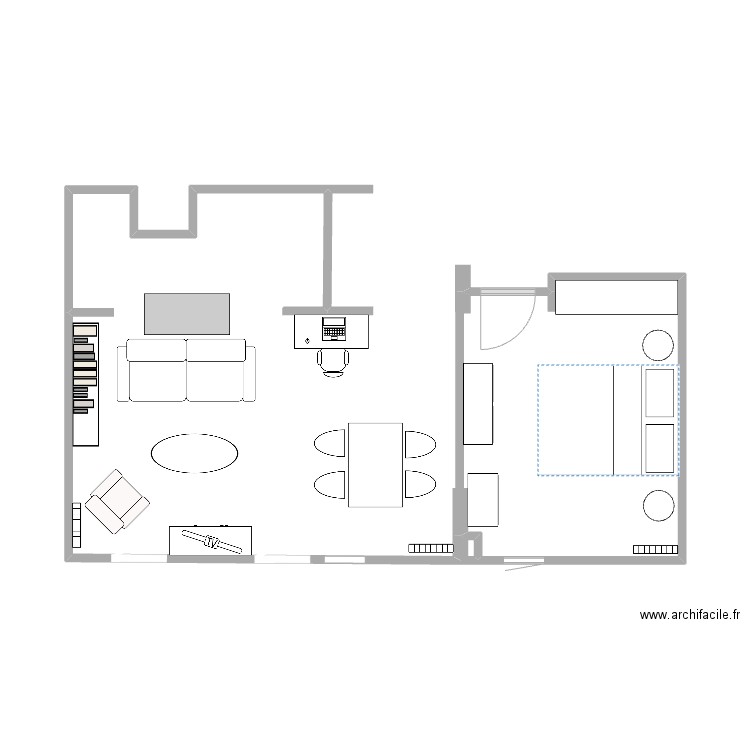 plan fief 1. Plan de 0 pièce et 0 m2