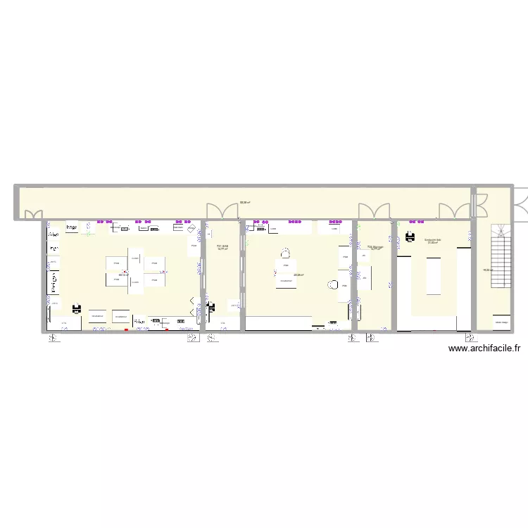 D719-725 CBBA_15MAI2026_FMU. Plan de 7  et 246 m²