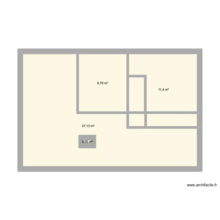 Plan Pharmacie. Plan de 4  et 46 m²
