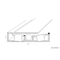 in ceiling thin line bandpass subwoofer SB 5x8