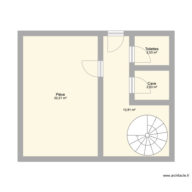 Rez de chaussé commun. Plan de 0 pièce et 0 m2