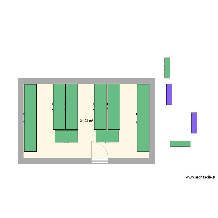 salle archives maj. Plan de 0 pièce et 0 m2