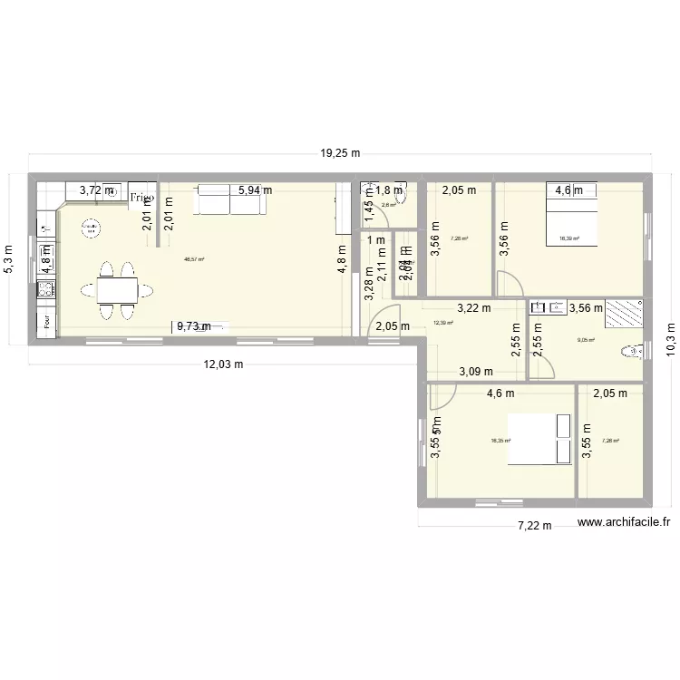 MONTANAY 01. Plan de 9 et 119 m² MONTANAY 01. Plan de 9 et 119 m²