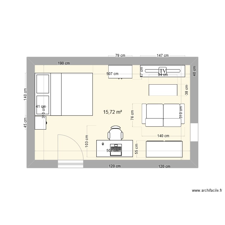Bureau St Pierre. Plan de 0 pièce et 0 m2