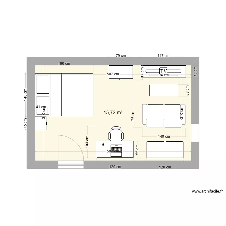 Bureau St Pierre. Plan de 