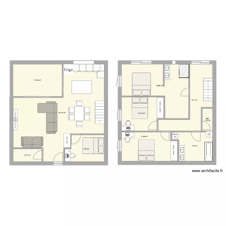 saint chamas. Plan de 10 Pièces et 129 m² saint chamas. Plan de 10 Pièces et 129 m²