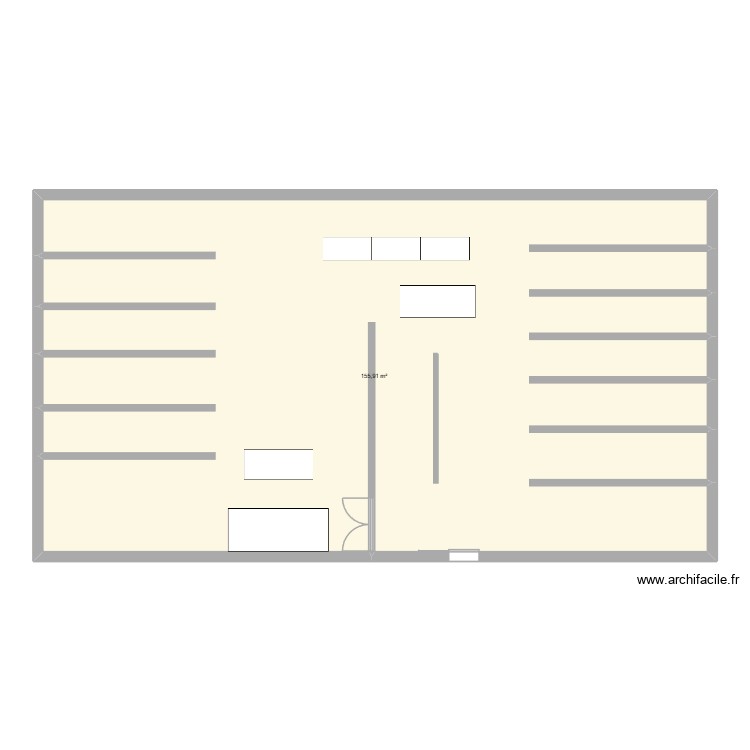 Magasin. Plan de 0 pièce et 0 m2