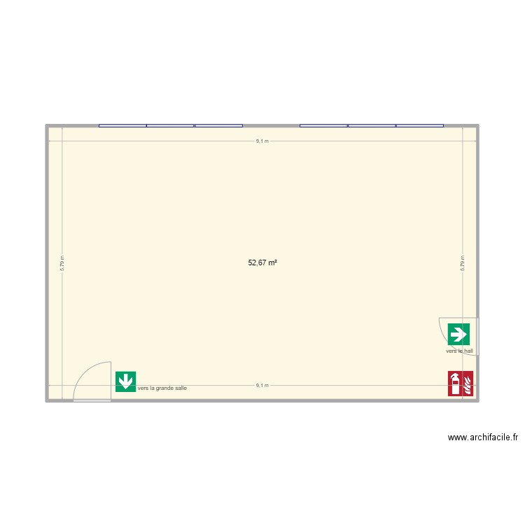 Salle ARDRES petite salle municipale. Plan de 0 pièce et 0 m2