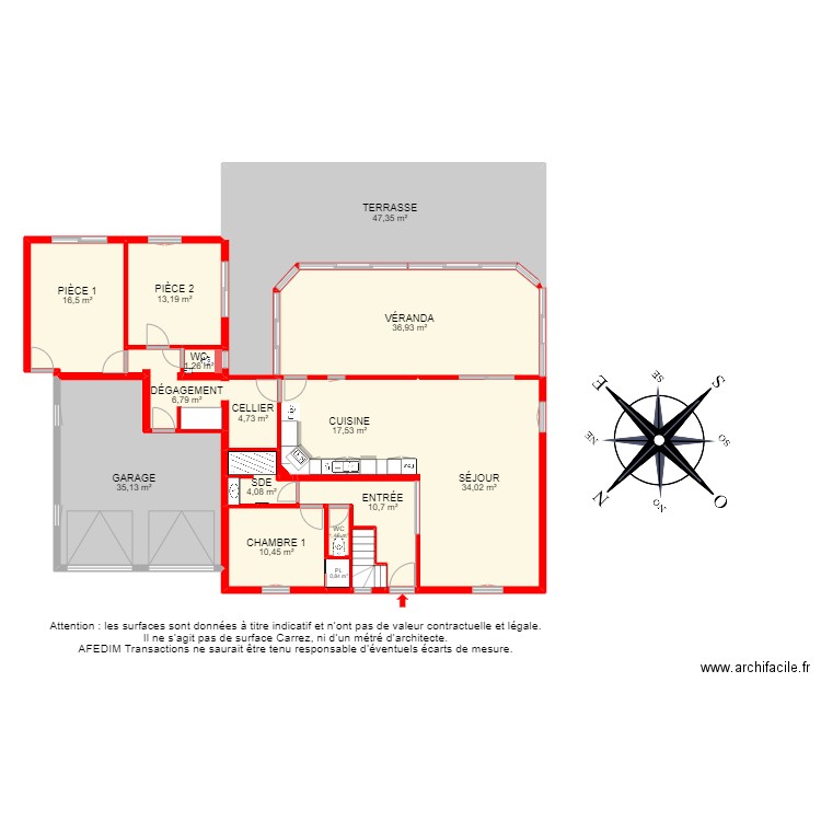 BI 17872 - . Plan de 38 pièces et 394 m2