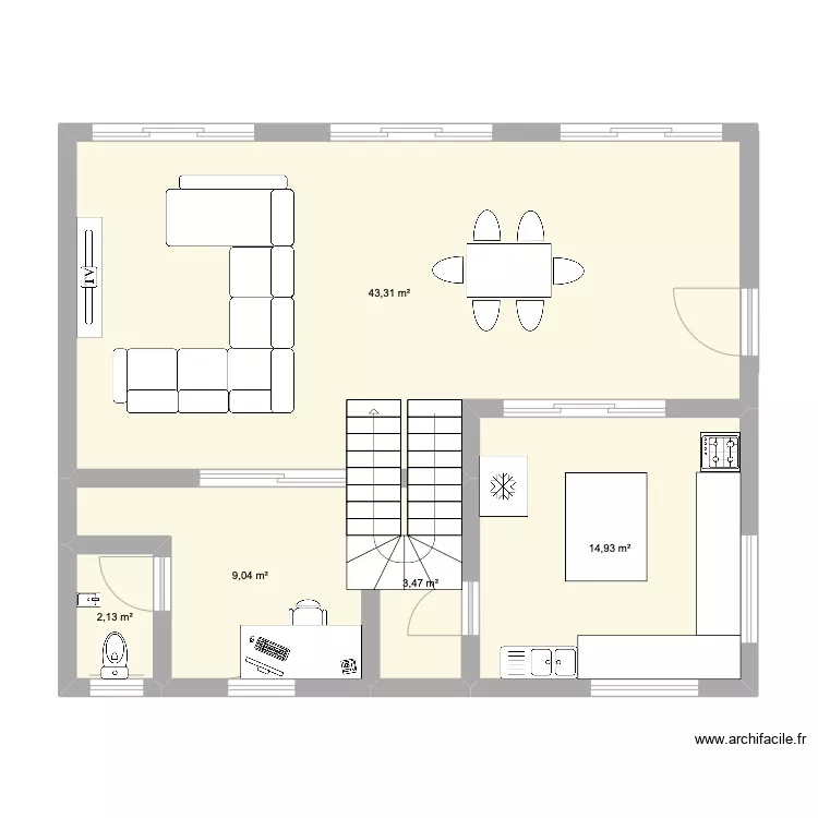 RDC HOME. Plan de 