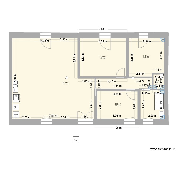ferme 4/5/6 13/01/26 bis. Plan de 0 pièce et 0 m2