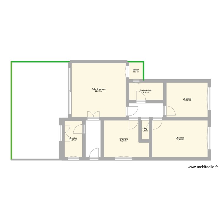 Royan Etage 1. Plan de 0 pièce et 0 m2 Royan Etage 1. Plan de 0 pièce et 0 m2