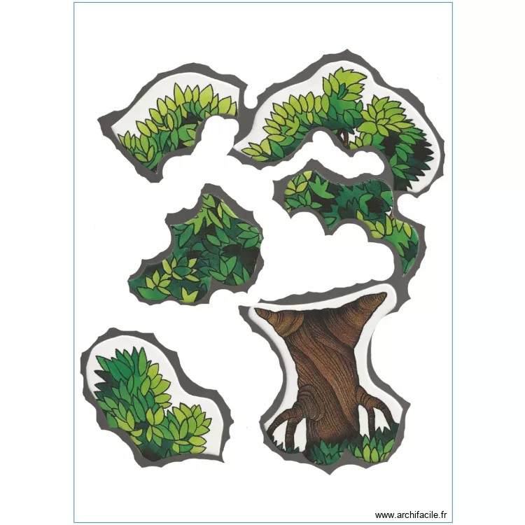 Puzzle. Plan de 