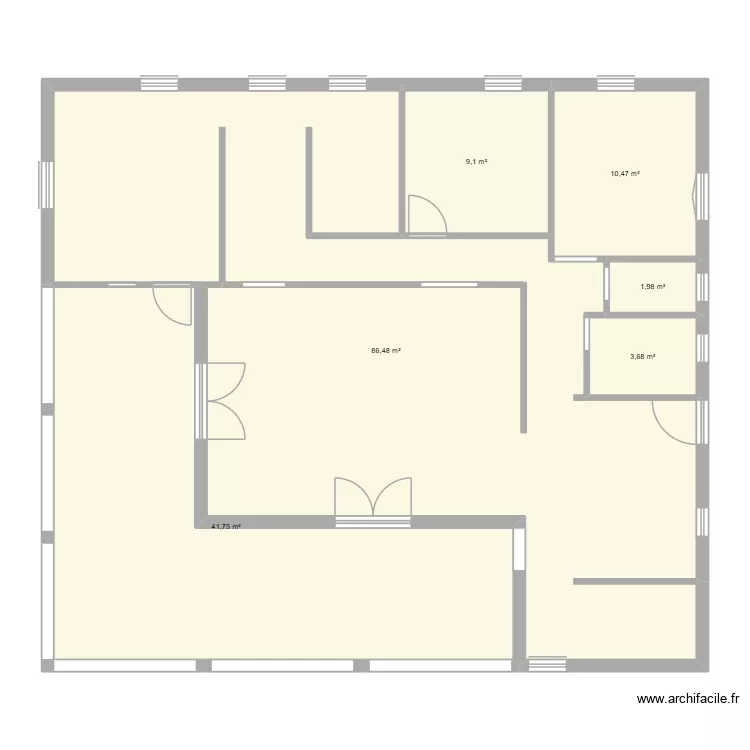 douville. Plan de 6 et 153 m² douville. Plan de 6 et 153 m²