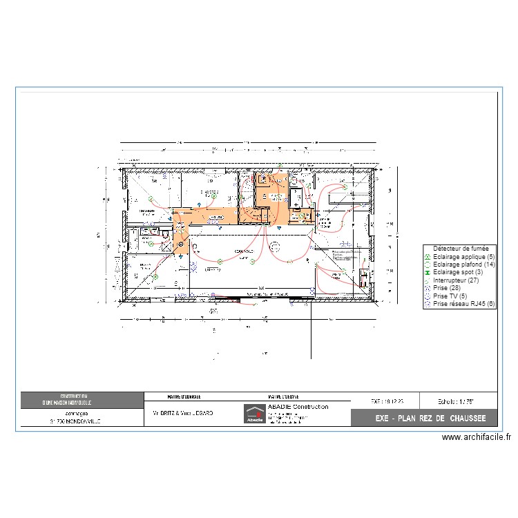 BRITZ ABADIE. Plan de 0 pièce et 0 m2