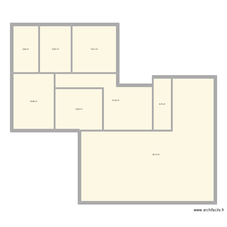 cambrin 2. Plan de 8 pièces et 177 m2
