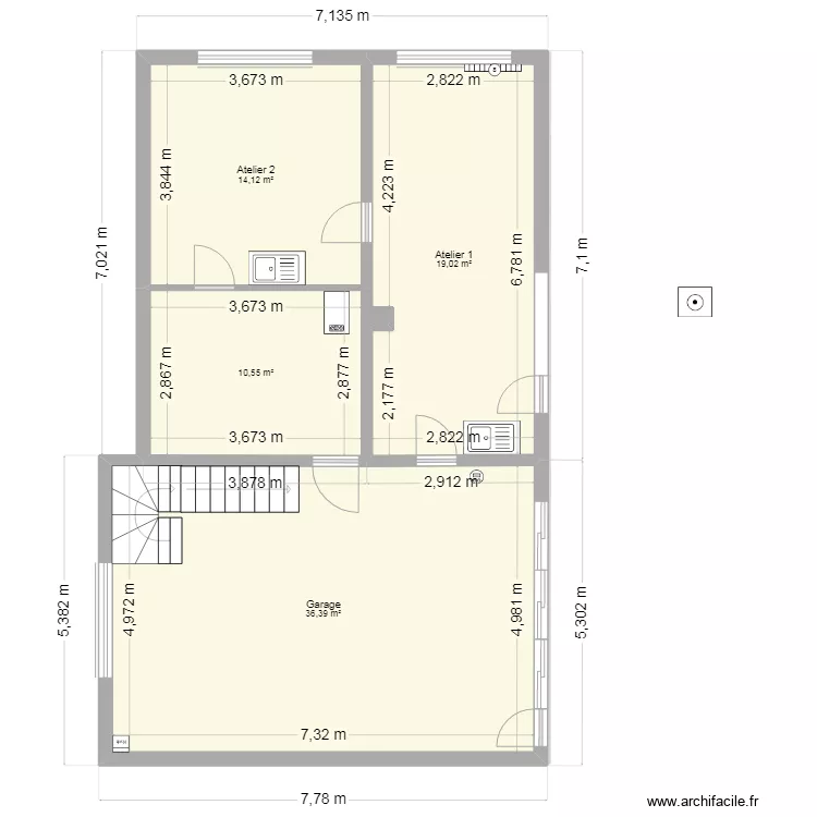 Maison du Tr&eacute;port - appartement. Plan de 