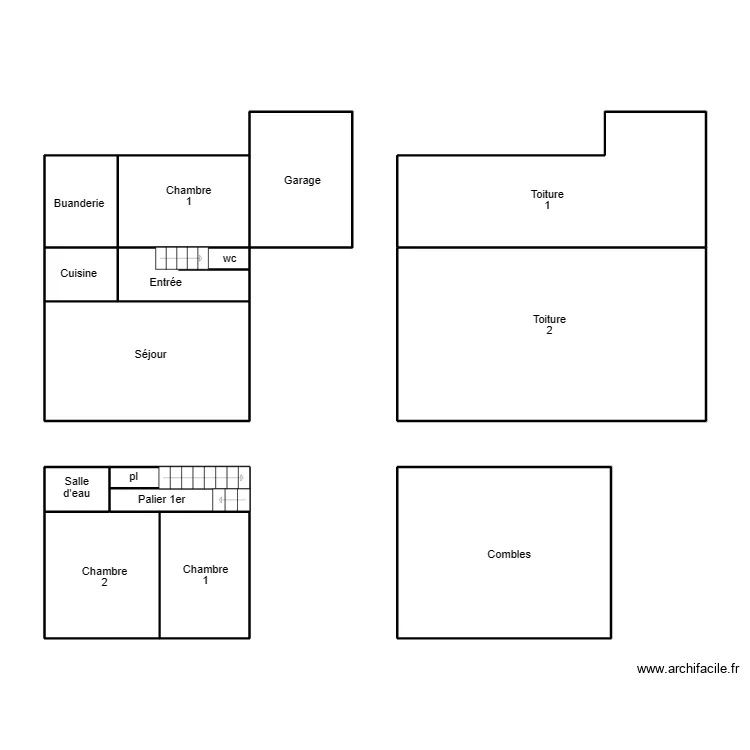 PONT LABBE DOUIN. Plan de PONT LABBE DOUIN. Plan de