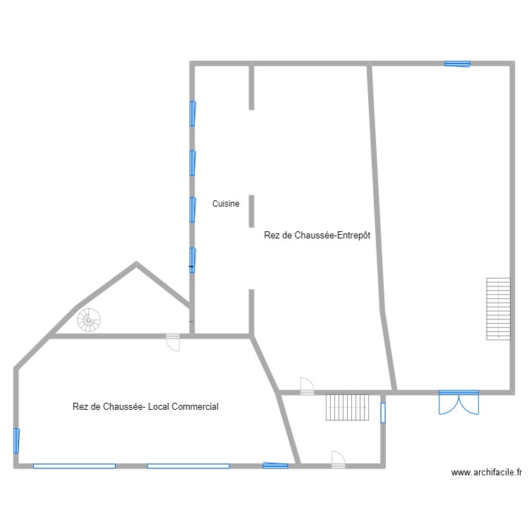 gex plan 2. Plan de 4 pièces et 527 m2