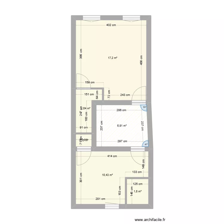 12 BOULEGON   VIDE. Plan de 