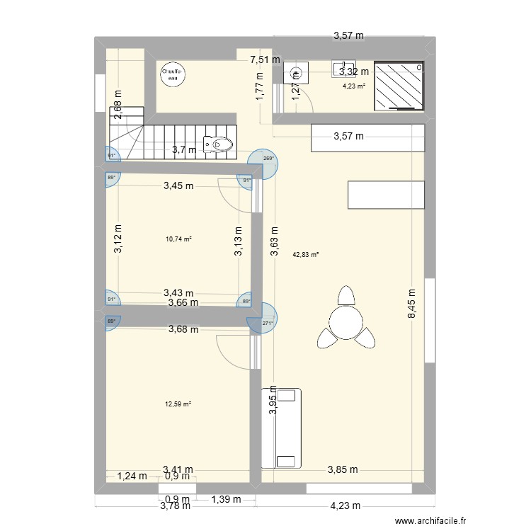 LOT 4 APP VERTICAUX. Plan de 4 pièces et 70 m2