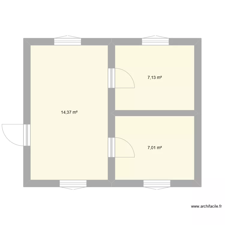 I2Etage1Droite. Plan de 