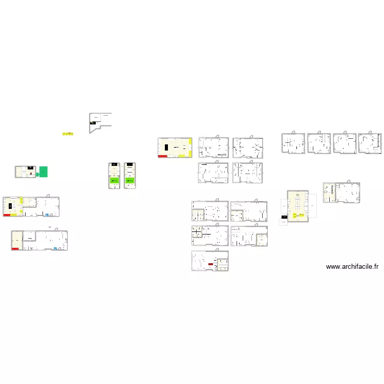 Bureaux UAP1-V2. Plan de 14 et 363 m² Bureaux UAP1-V2. Plan de 14 et 363 m²