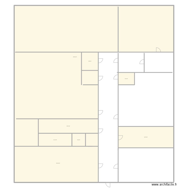 Plan 1. Plan de 8 pièces et 649 m2