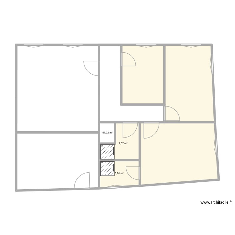 CAMILLE LIAN 1. Plan de 3 pièces et 9 m2