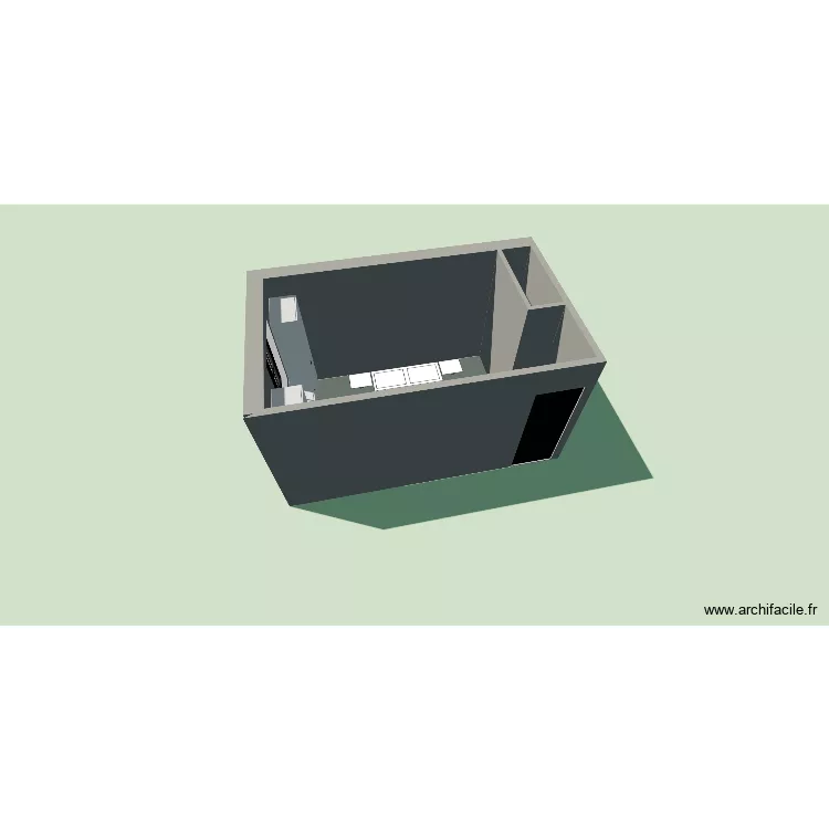 chambre 3 etage. Plan de 2 et 11 m² chambre 3 etage. Plan de 2 et 11 m²