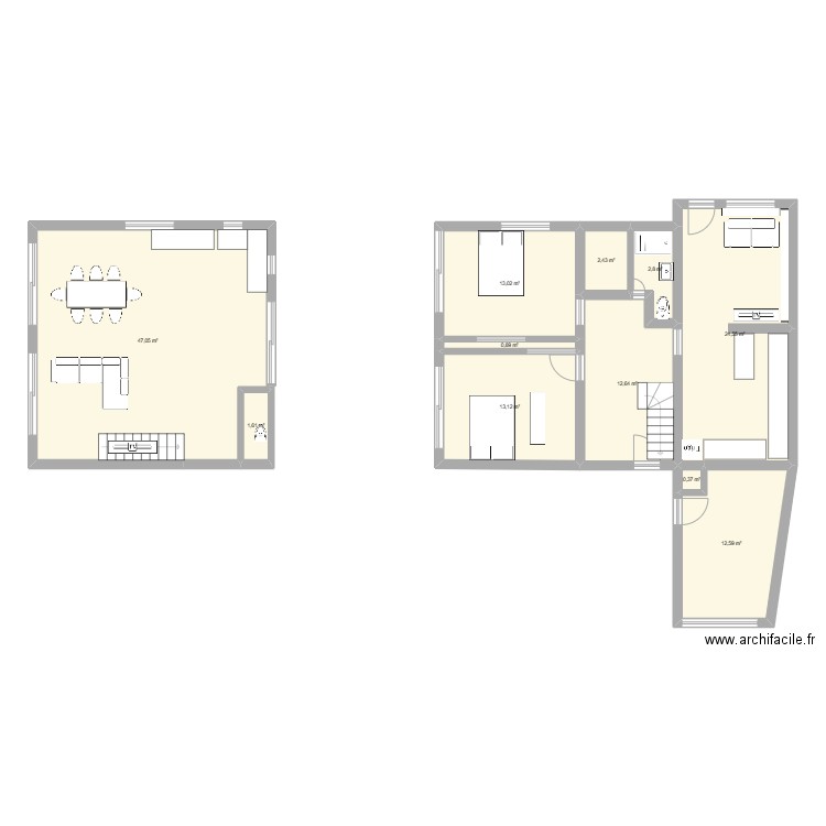 Travaux avec bas. Plan de 0 pièce et 0 m2