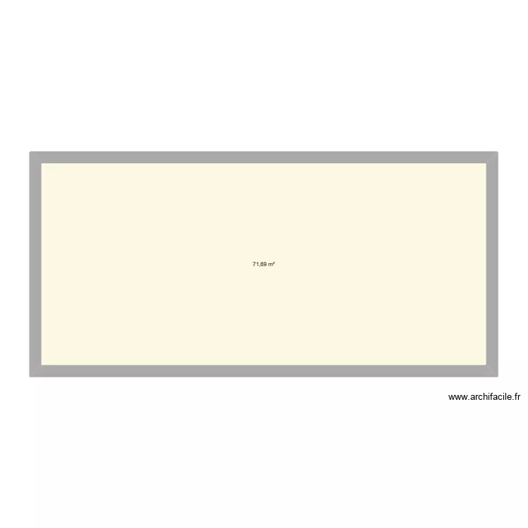 Plateau Mon-Design. Plan de 1  et 72 m²