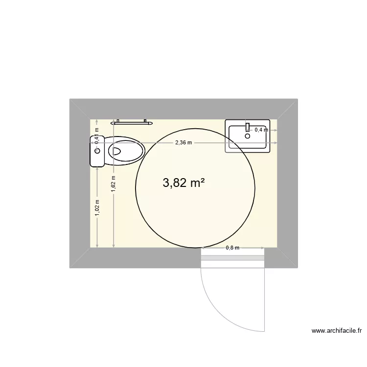 Sanitaire REYHANI. Plan de 