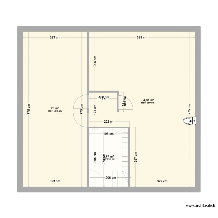 Equillemont 2 amenagement 2024. Plan de 8 pièces et 130 m2