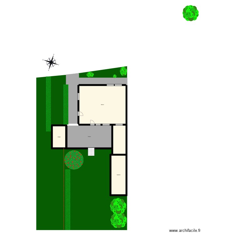 masse tom. Plan de 7 pièces et 192 m2