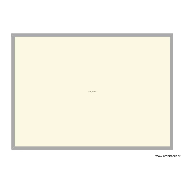 plan maison. Plan de 1  et 130 m²